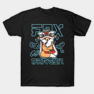 Dancing Fox , Dragon year T-Shirt